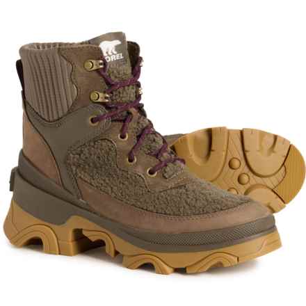 Sorel Brex Cozy Boots - Waterproof, Leather (For Women) in Major/Omega Taupe