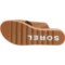 2WWVM_5 Sorel Cameron Flatform Mule Wedge Sandals - Suede (For Women)