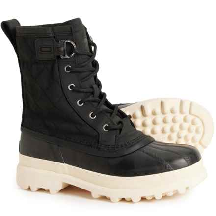 Sorel Caribou Royal Snow Boots - Waterproof, Insulation (For Women) in Black/ Chalk