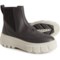 Sorel Caribou X Chelsea Boots - Waterproof, Leather (For Women) in Jet, Pixel