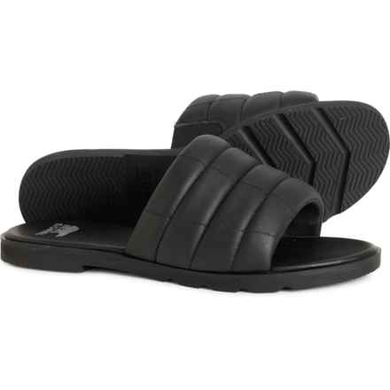 Sorel Ella III Slide Sandals (For Women) in Black, Black