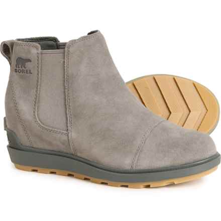 Sorel Evie II Chelsea Boots - Waterproof, Leather (For Women) in Quarry/Grill