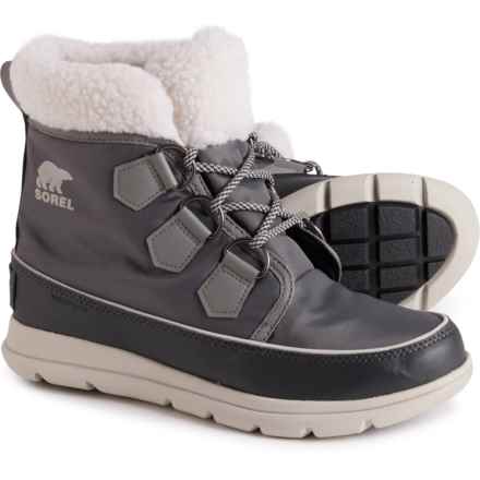 Sorel Explorer Carnival Boots - Waterproof, Insulated (For Women) in Quarry