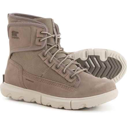 Sorel Explorer Mission Boots - Waterproof, Insulated (For Men) in Wet Sand Light Clay