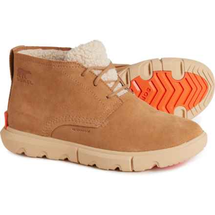 Sorel Explorer Next Drift Boots - Waterproof, Insulated, Suede (For Women) in Tawny Buff, Ceramic