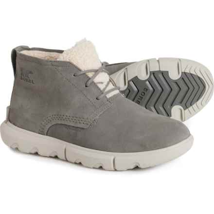 Sorel Explorer Next Drift Boots - Waterproof, Suede (For Women) in Quarry, Dove