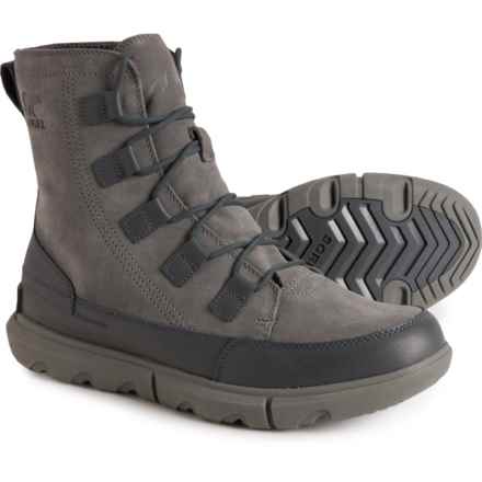 Sorel Explorer Next Hiking Boots - Waterproof, Insulated (For Men) in Quarry, Grill