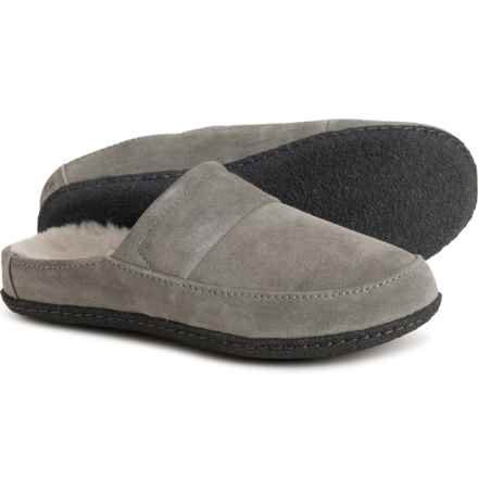 Sorel Falcon Ridge II Scuff Slippers - Suede (For Men) in Quarry/ Grill