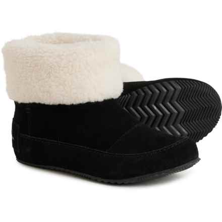Sorel Go Stumptown Booties - Suede (For Women) in Black/ Natural