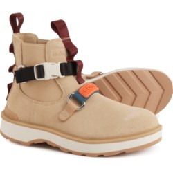 Sorel Hi-Line EQ Chelsea Boots - Waterproof, Suede (For Women in Ceramic, Chalk
