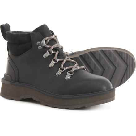 Sorel Hi-Line Hiking Boots - Waterproof, Leather (For Women) in Black, Jet