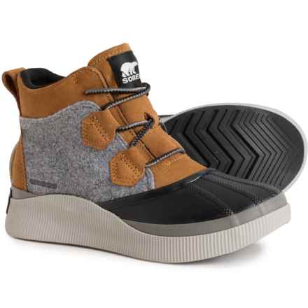 Sorel Joan Now Chelsea Boots - Waterproof, Leather (For Women) in Omega Taupe/Gum 2