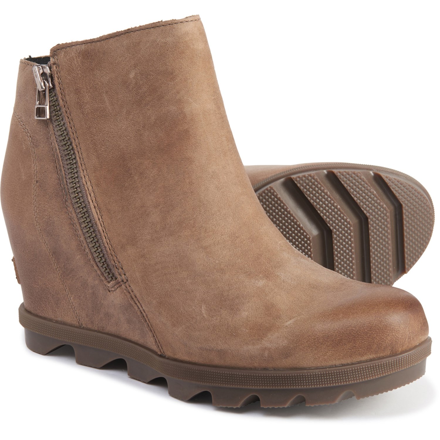 sorel joan waterproof wedge felt chelsea boot