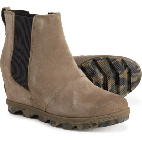sorel women's joan of arctic wedge ii waterproof chelsea booties