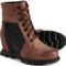 Sorel Joan of Arctic Wedge III Lexie Boots - Waterproof, Leather (For Women) in Tobacco, Black