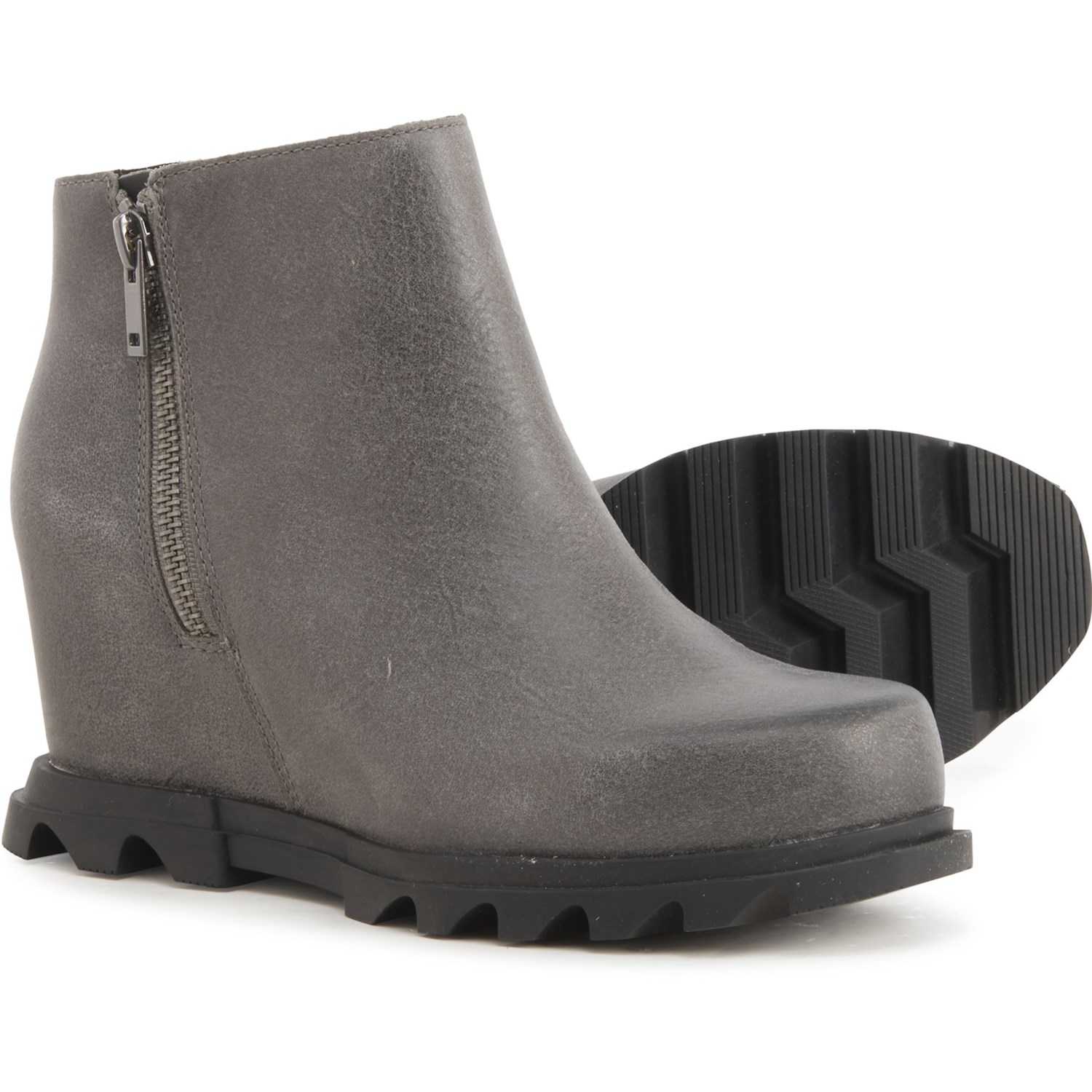 sorel joan wedge zip waterproof boots
