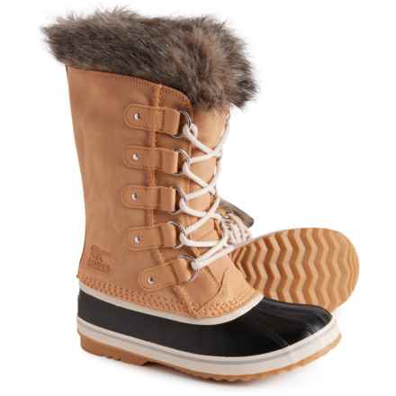 Sorel Joan of Arctic Winter Boots - Waterproof, Insulated, Suede (For Women) in Honest Beige