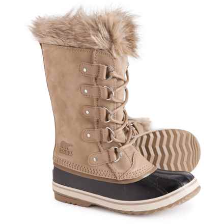 Sorel Joan of Arctic Winter Boots - Waterproof, Insulated, Suede (For Women) in Khaki Ii