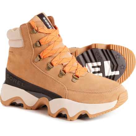 Sorel Kinetic Impact Conquest Boots - Waterproof, Insulated (For Women) in Tawny Buff, Ceramic