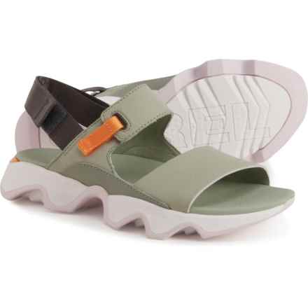 Sorel Kinetic Impact II Sling Low Sandals - Leather (For Women) in Safari
