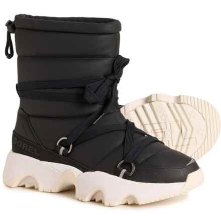 Sorel Kinetic Impact NXT Boots - Waterproof, Insulated (For Women) in Black/Sea Salt