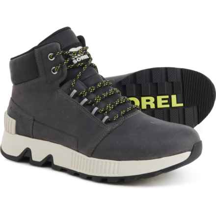 Sorel Mac Hill Mid Boots - Waterproof, Leather (For Men) in Quarry Black
