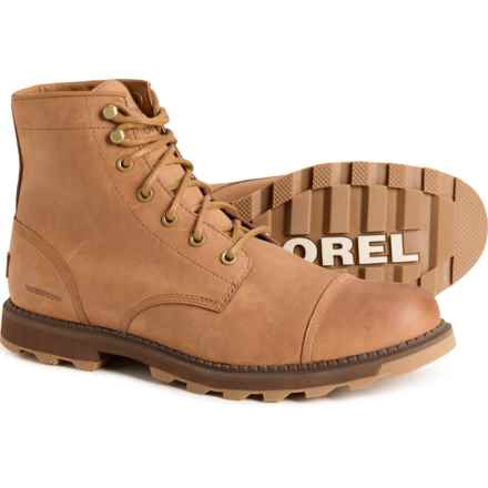 Sorel Madson II Chore Boots - Waterproof, Leather (For Men) in Velvet Tan/Gum 10