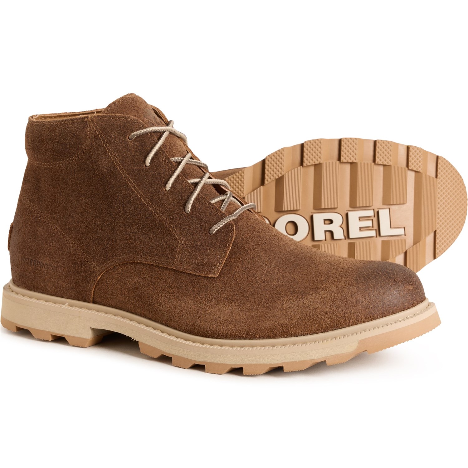 Sorel Madson 2 Chukka Waterproof Botas Chelsea, Hombre, Marr〓n (Cashew x Tobacco), 40 EU並行輸入 | SOREL Men\u0027s Madson ll Chore Waterproof Boot - Wet
