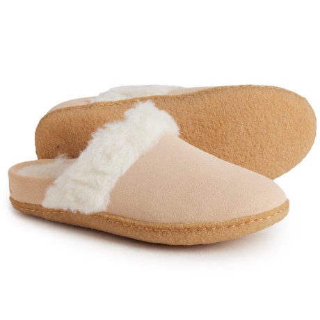 Sorel Nakiska II Slide Slippers - Suede (For Women) in Nova Sand, Gum 17