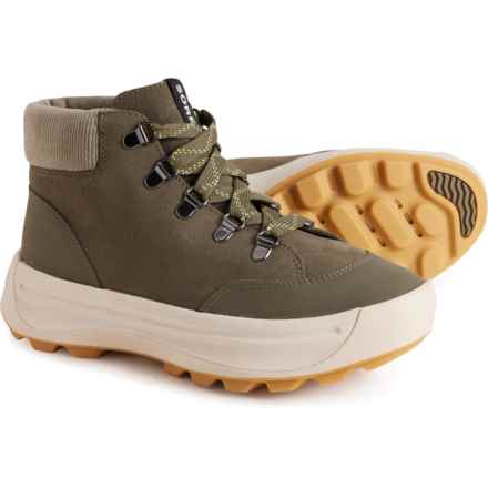 Sorel Ona 503 Hiker Sneaker Boots - Waterproof, Suede (For Women) in Stone Green