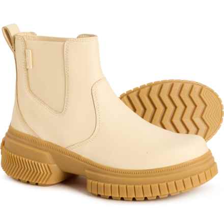 Sorel Ona Ave Chelsea Boots - Waterproof, Leather (For Women) in Honey White