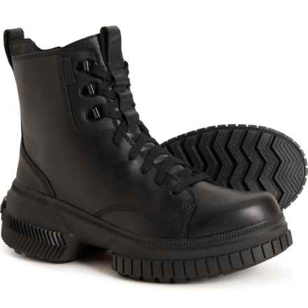 Sorel Ona Ave Lace Boots - Waterproof, Leather (For Women) in Black