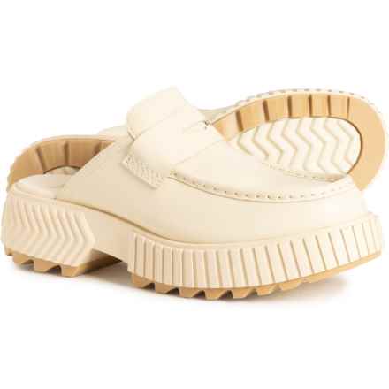 Sorel Ona Ave Loafers - Waterproof, Leather (For Women) in Honey White/Sea Salt