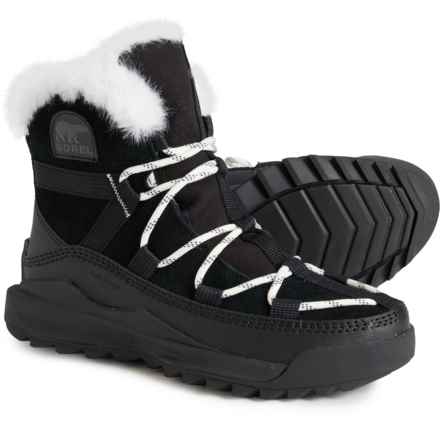 Sorel Ona RMX Glacy Boots - Waterproof, Insulated (For Women) in Black, Sea Salt