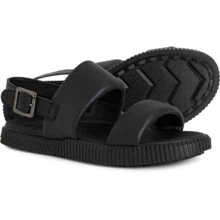 Sorel Ona Streetworks Go-To Flat Sandals (For Women) in Black, Chalk