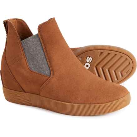 Sorel Out N About Slip-On Wedge Shoes - Waterproof, Suede (For Women) in Velvet Tan Gum