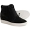 Sorel Out N About Wedge Boots - Waterproof, Suede (For Women) in Black/Sea Salt