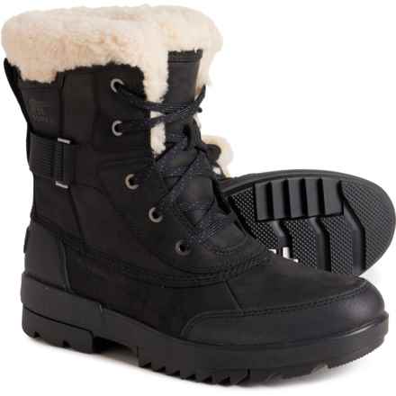 Sorel Tivoli IV Parc Boots - Waterproof, Insulated, Leather (For Women) in Black, Sea Salt