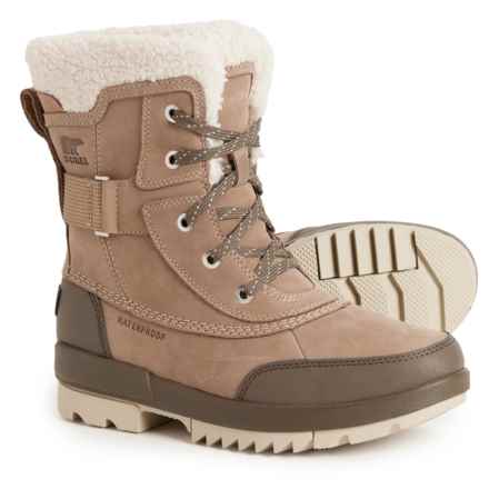 Sorel Tivoli IV Slope Boots - Waterproof, Insulated, Leather (For Women) in Omega Taupe/ Major