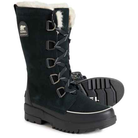 Sorel Tivoli IV Tall Boots - Waterproof, Insulated, Leather (For Women) in Black