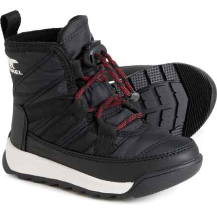 Sorel Toddler Boys Whitney II Short Lace Snow Boots in Black