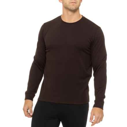 Soybu Cozy Honeycomb Shirt - Crew Neck, Long Sleeve in Java