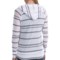 9075N_3 Soybu Taylor Hoodie Shirt - Zip Front, Burnout (For Women)