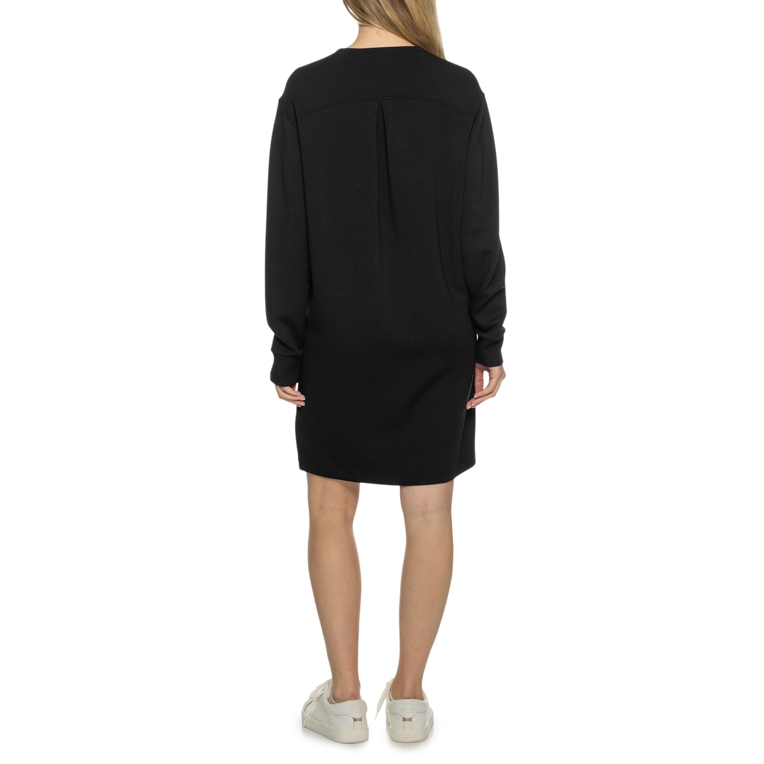 spanx long sleeve dress Ponte Long Sleeve Low Back Dress