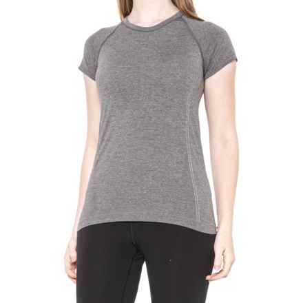 Lamn Seamless T-Shirt - Short Sleeve in Hthr Charcoal
