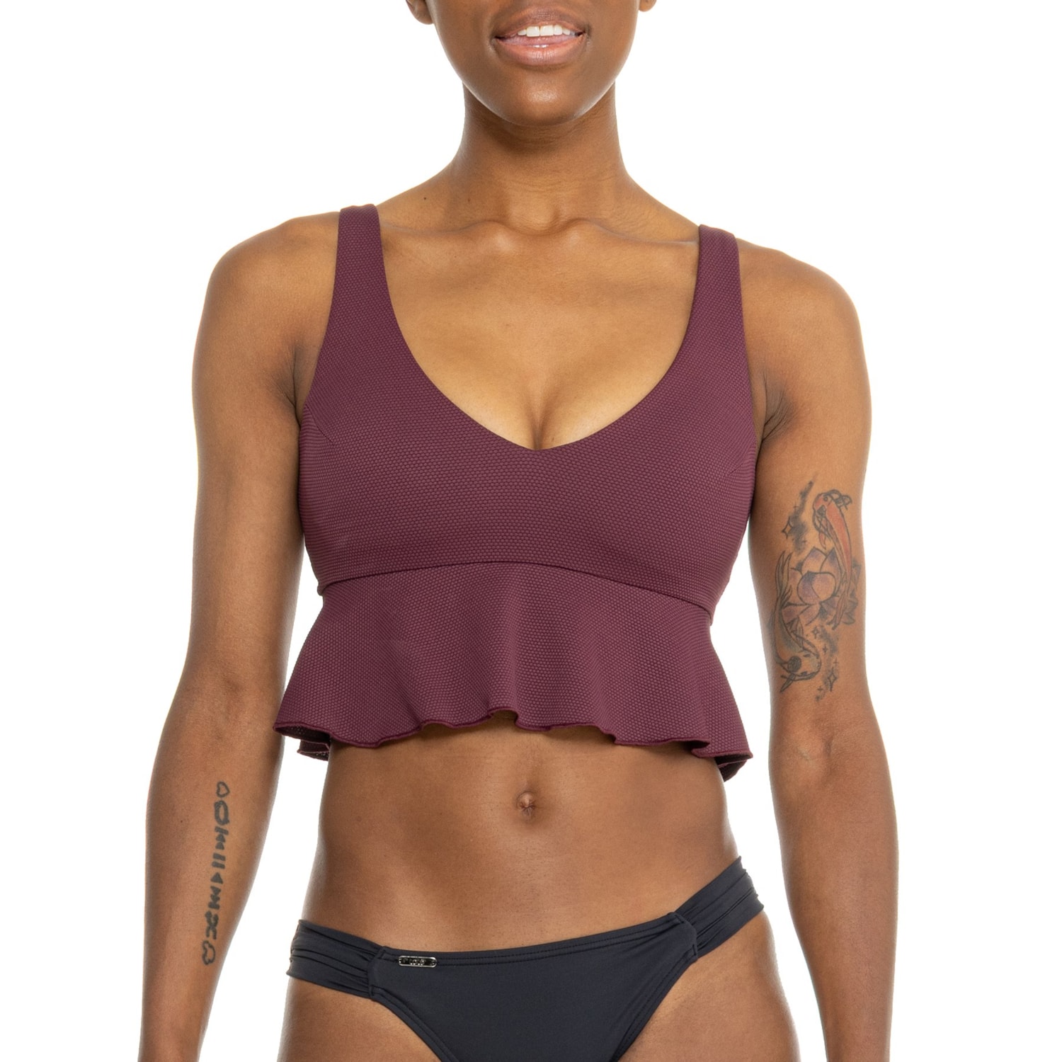 Spanx Pique Longline Flounce Swim Top - Save 84% display picture 1