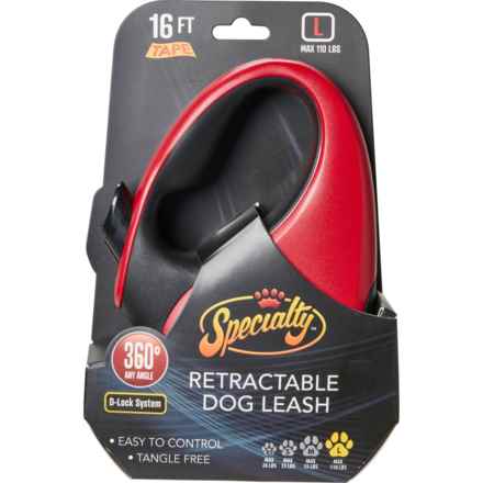 Speciality Retractable Dog Leash - 16’ in Red