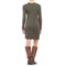 315UD_2 Specially made Crew Neck Dress - Long Sleeve (For Women)