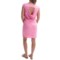 9621N_3 Specially made Drape-Back Dress - Short Sleeve (For Women)