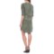 343FW_2 Specially made Drawstring Waist Dress - Elbow Sleeve (For Women)